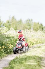 Педальный трактор с прицепом Falk 4000AB Valtra